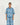 Indigo Splash Linen Shirt