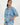 Indigo Splash Linen Shirt