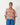 Scribble Hand Block Linen Crop Shirt