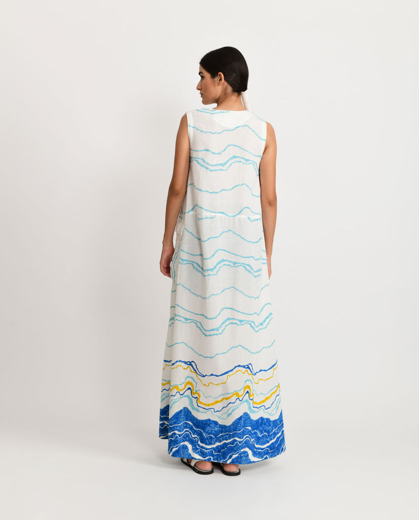 BLUE OCEAN BIG POCKET DRESS