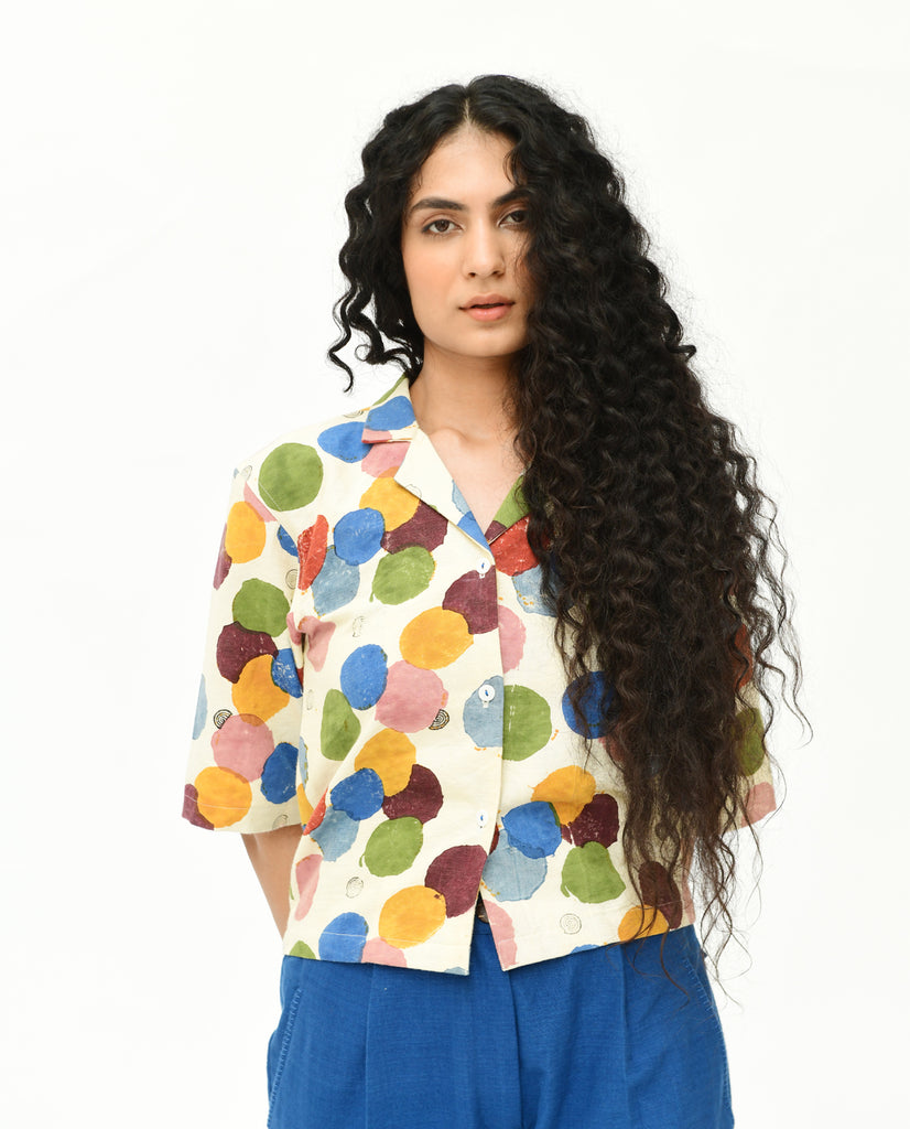 VOID COLLAR SHIRT