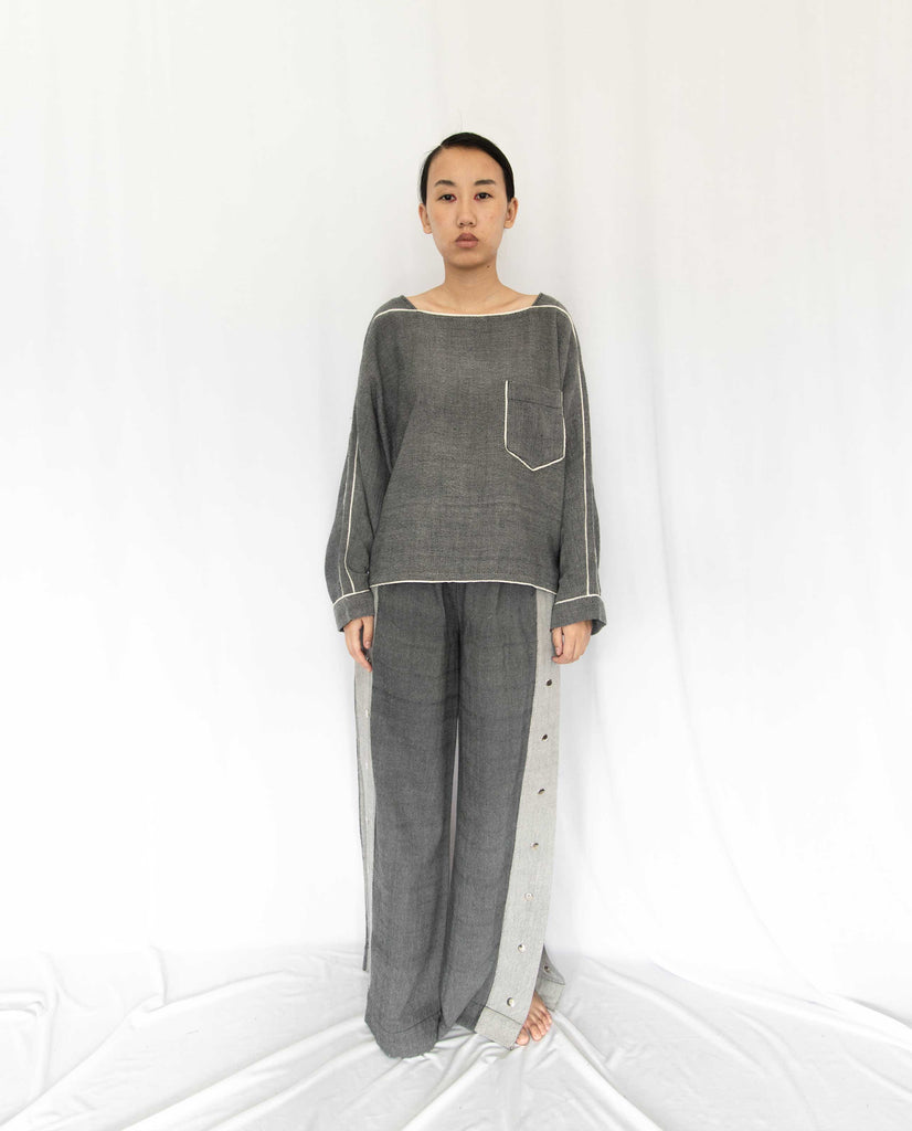 Fiddle Faddle Grey Top