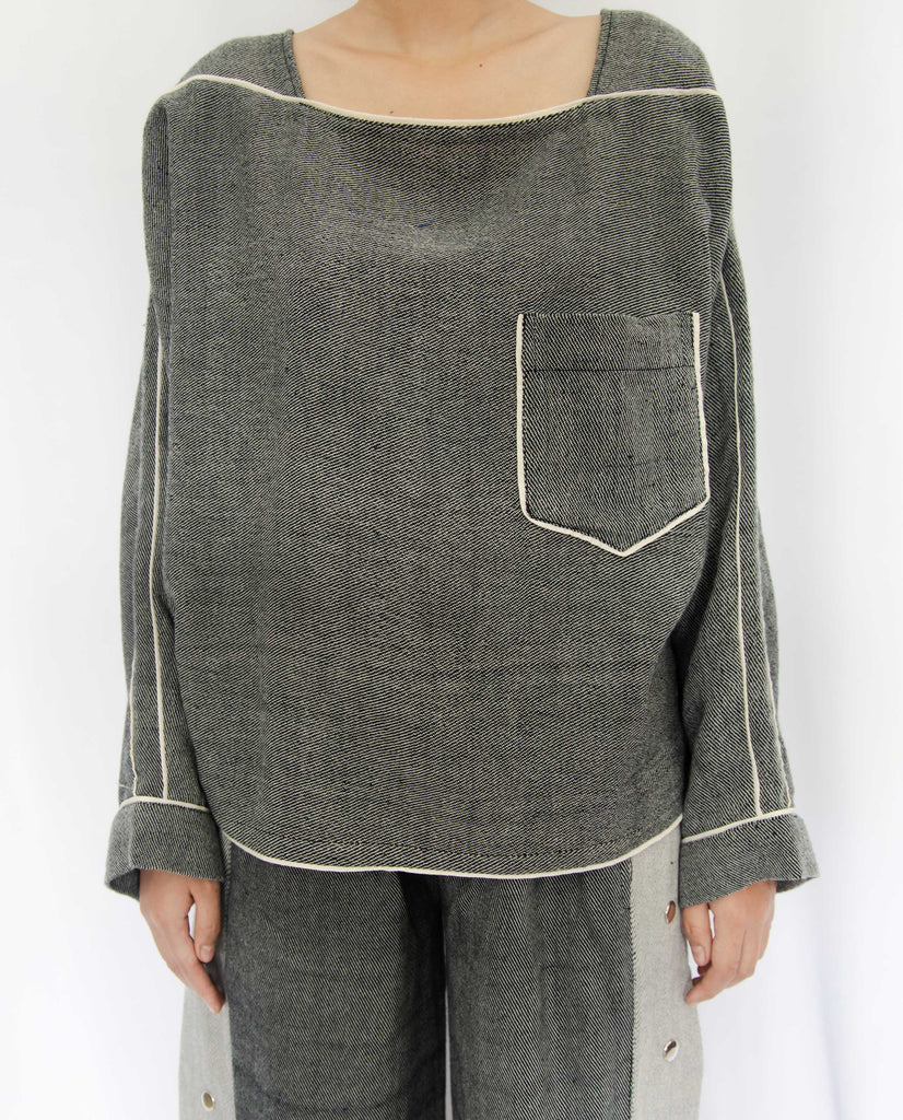Fiddle Faddle Grey Top
