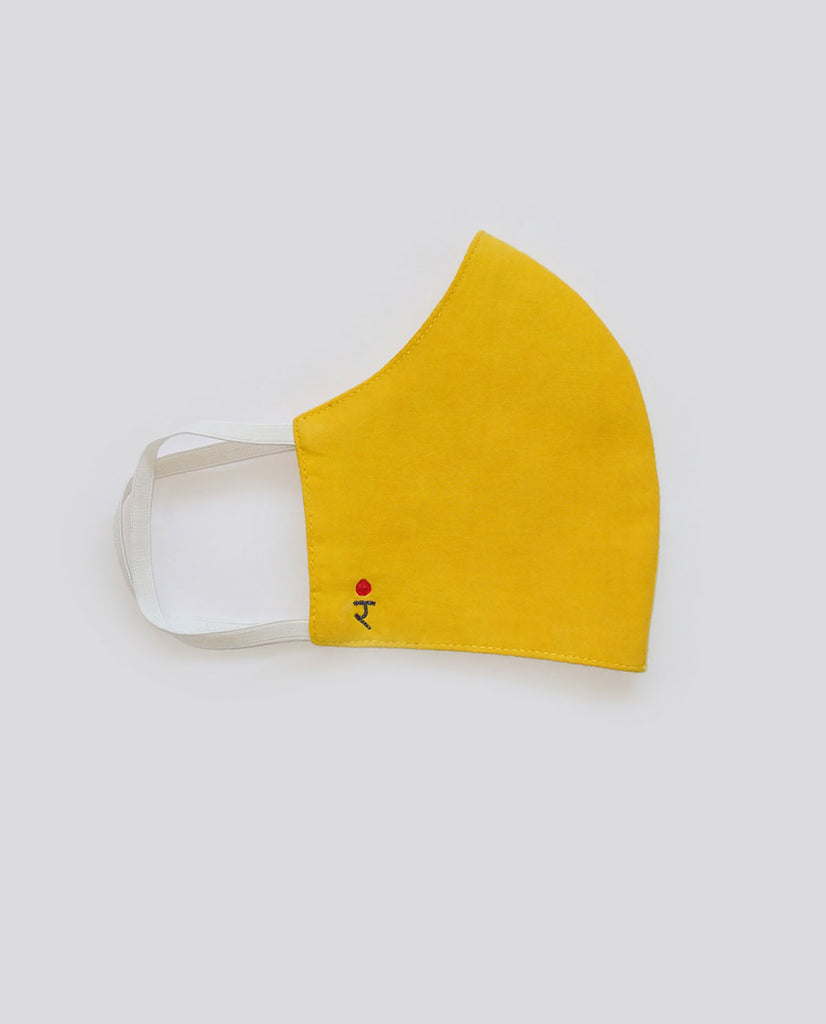 TURMERIC DYED AXE FACE MASK