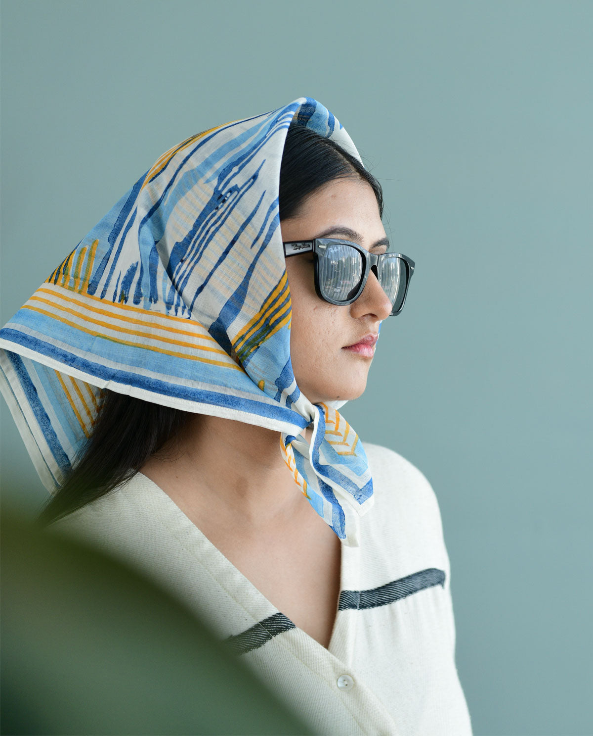 Ocean Square Head Scarf