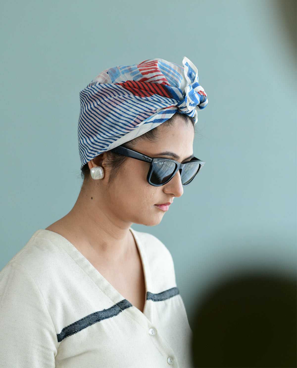 Square Wave Head Scarf