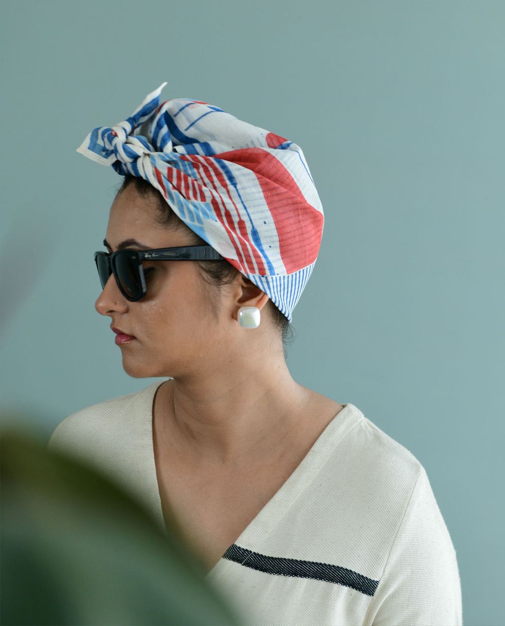 Square Wave Head Scarf