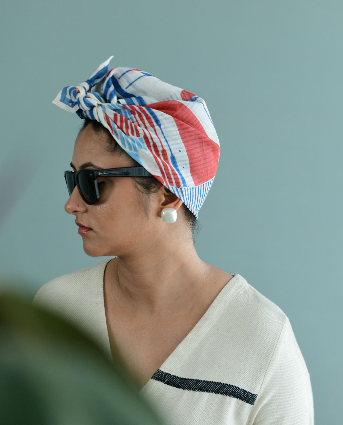 Square Wave Head Scarf