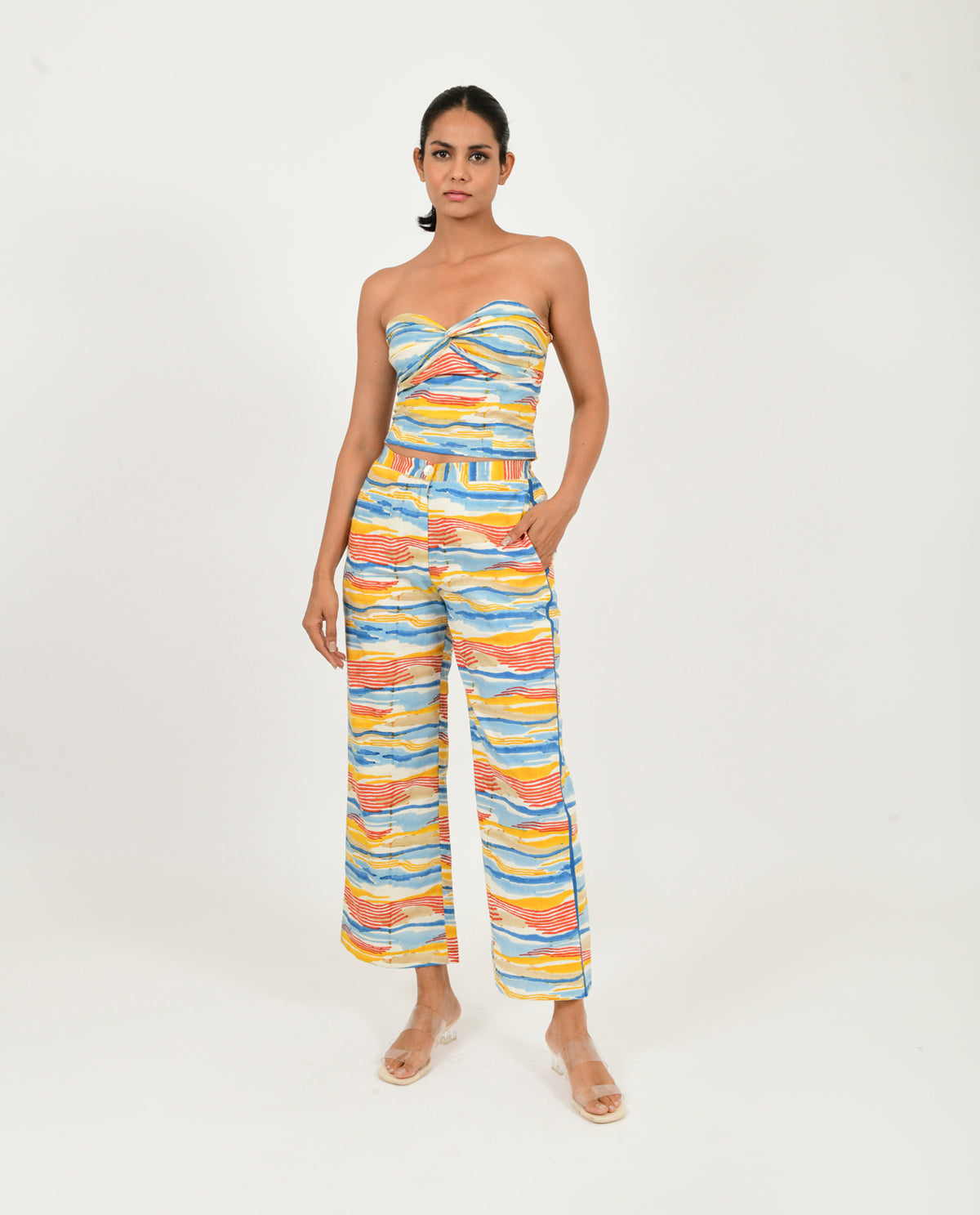 WAVE TUBE TOP  / PANT CO- ORD SET