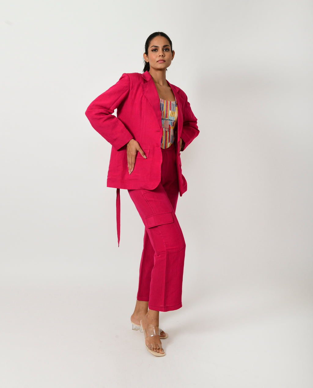 Viva Linen Blazer Co-Ord Set
