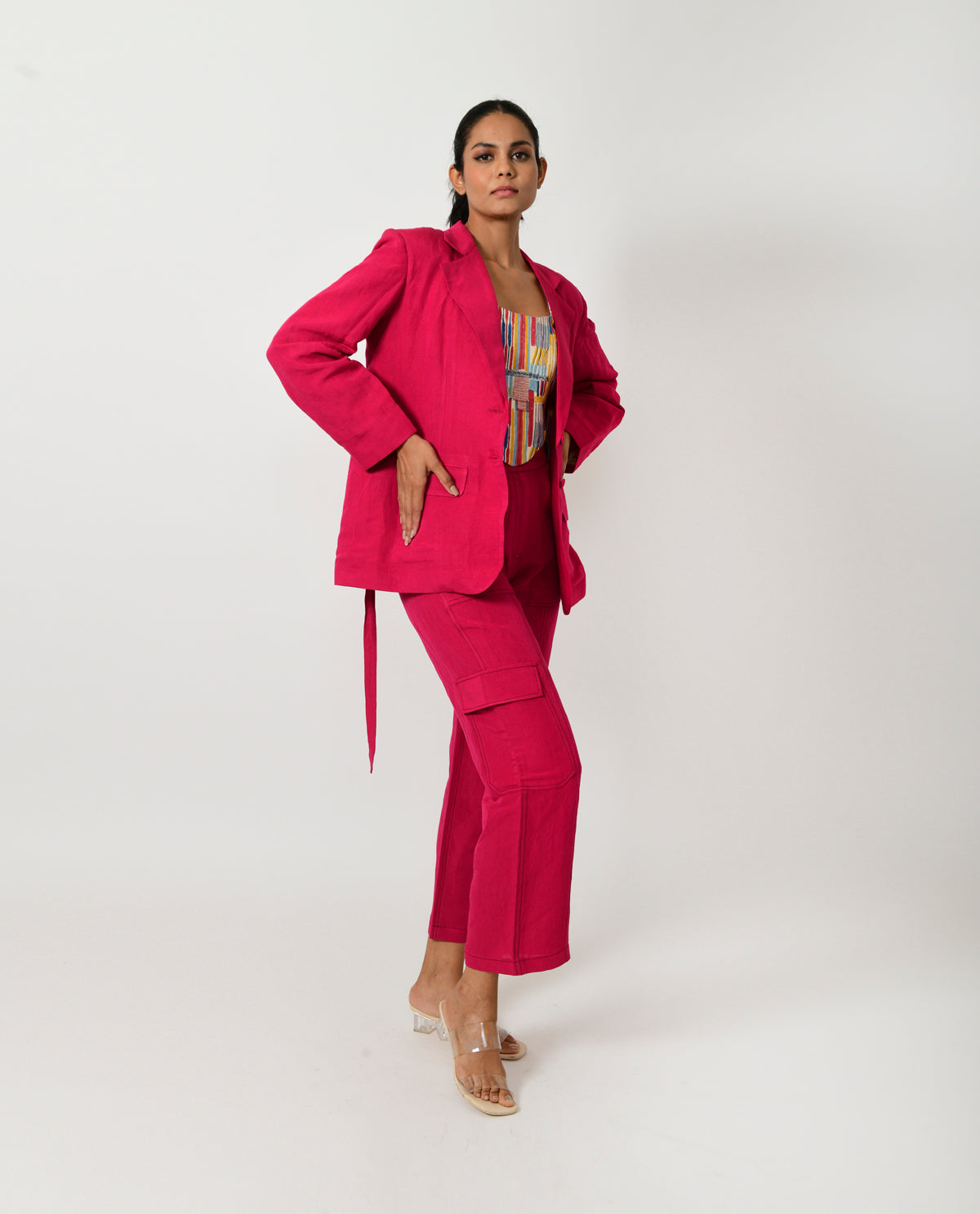 Viva Linen Blazer Co-Ord Set