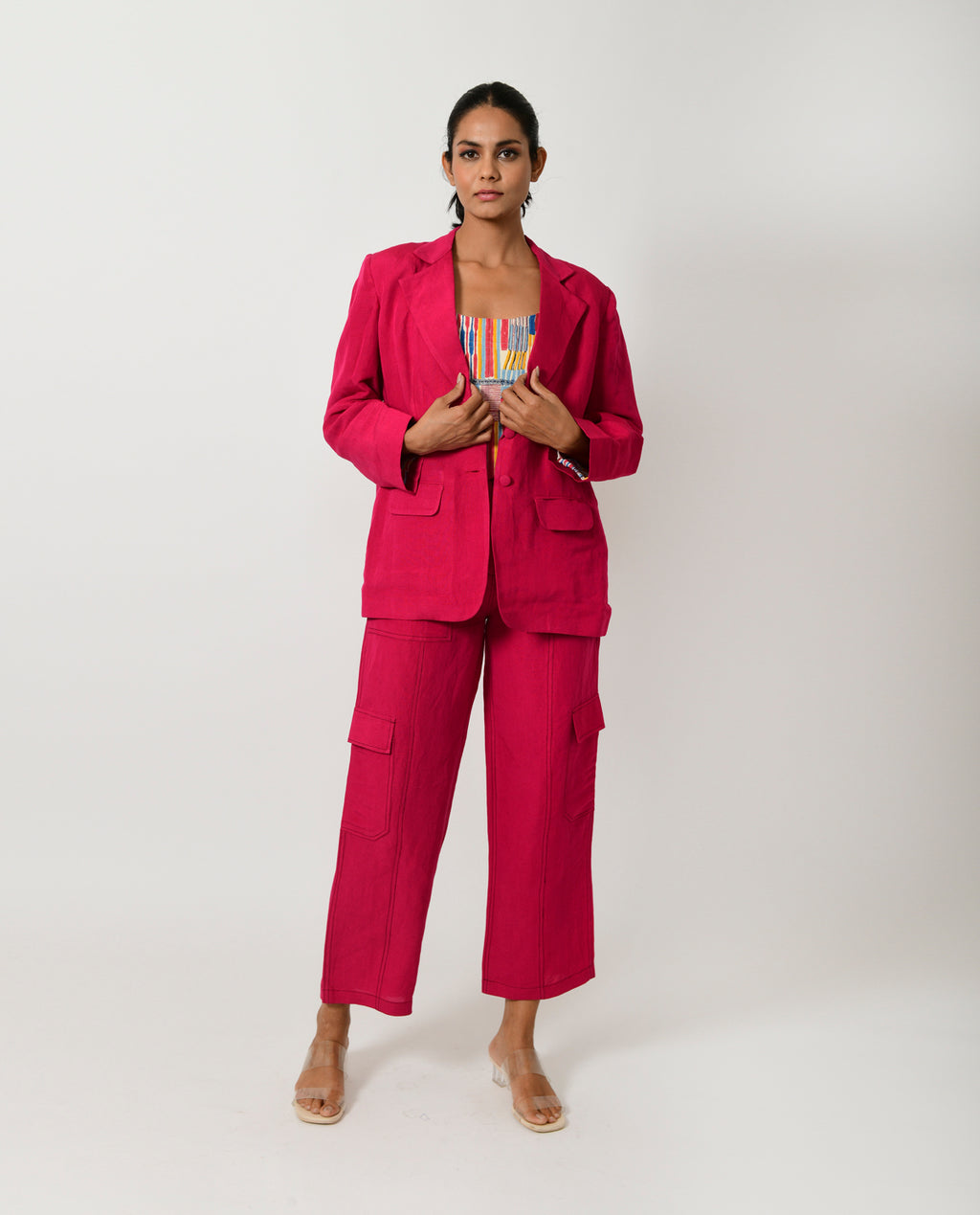 Viva Linen Blazer Co-Ord Set
