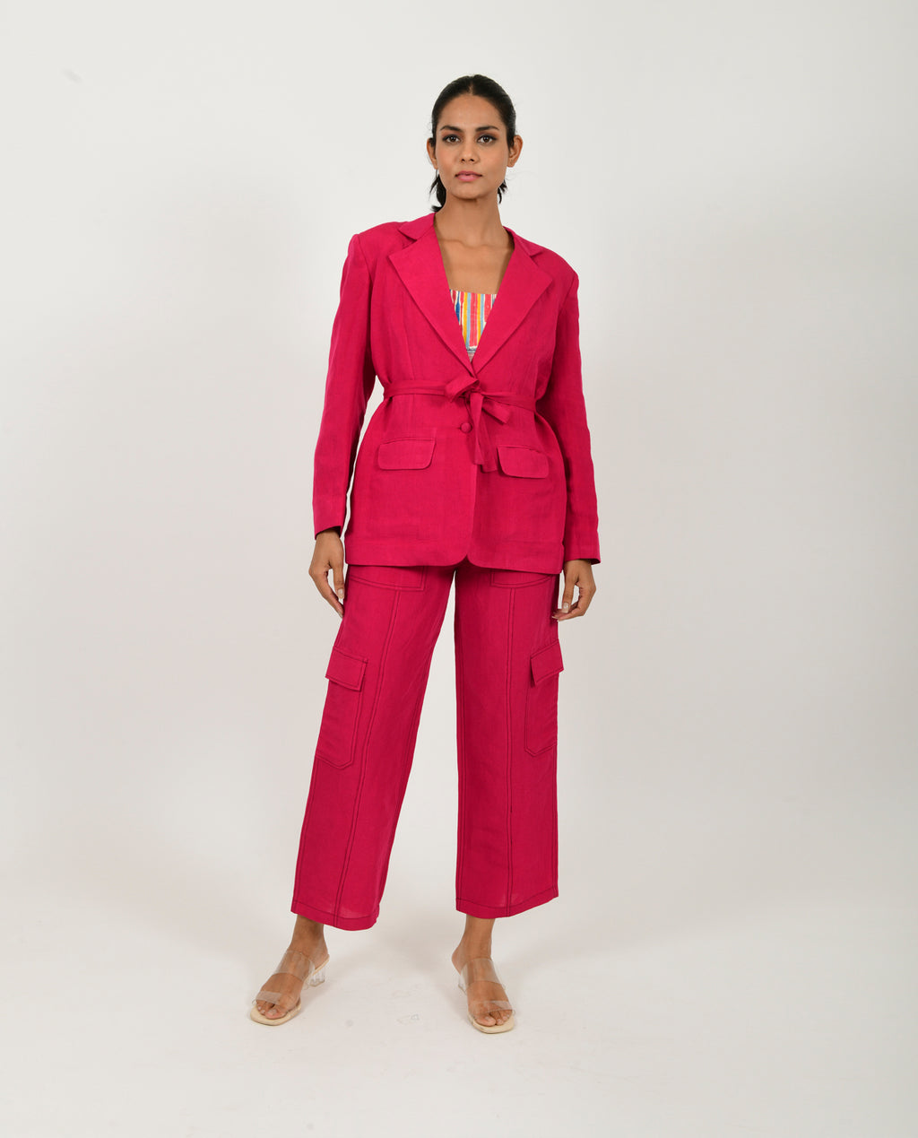 Viva Linen Blazer Co-Ord Set