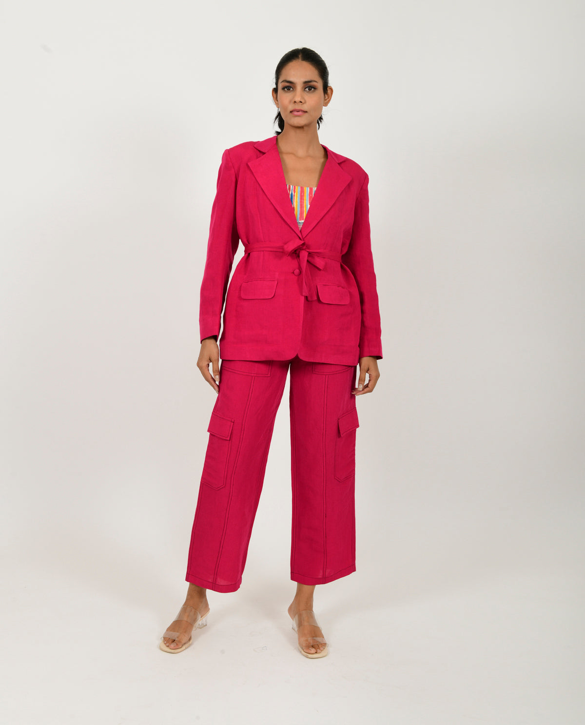 Viva Linen Blazer Co-Ord Set