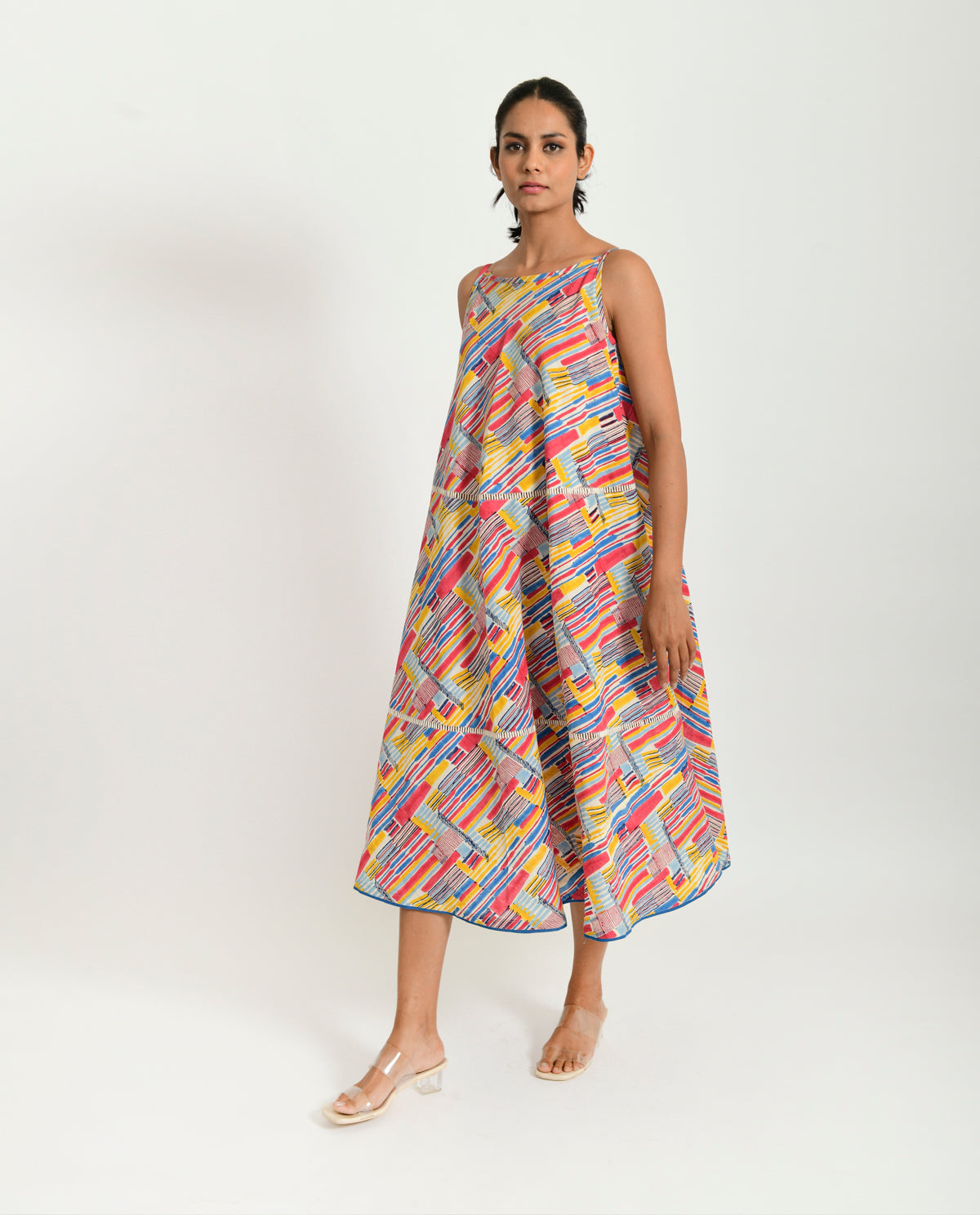 Scribble Organic Cotton Maxi Dress