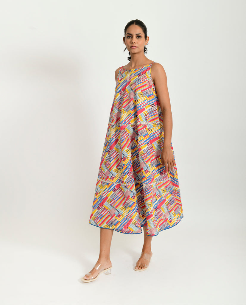 SCRIBBLE ORGANIC COTTON MAXI