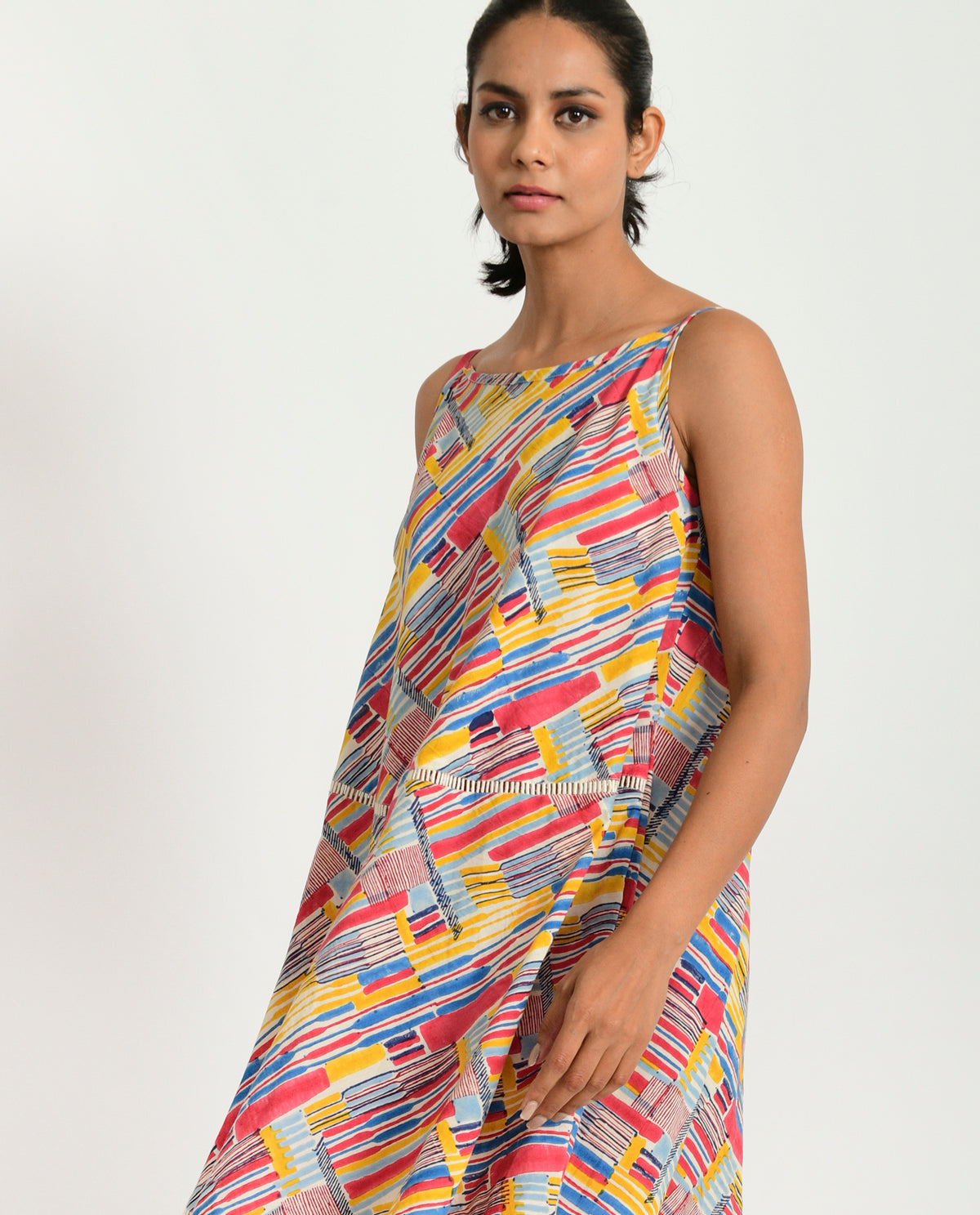 Scribble Organic Cotton Maxi Dress