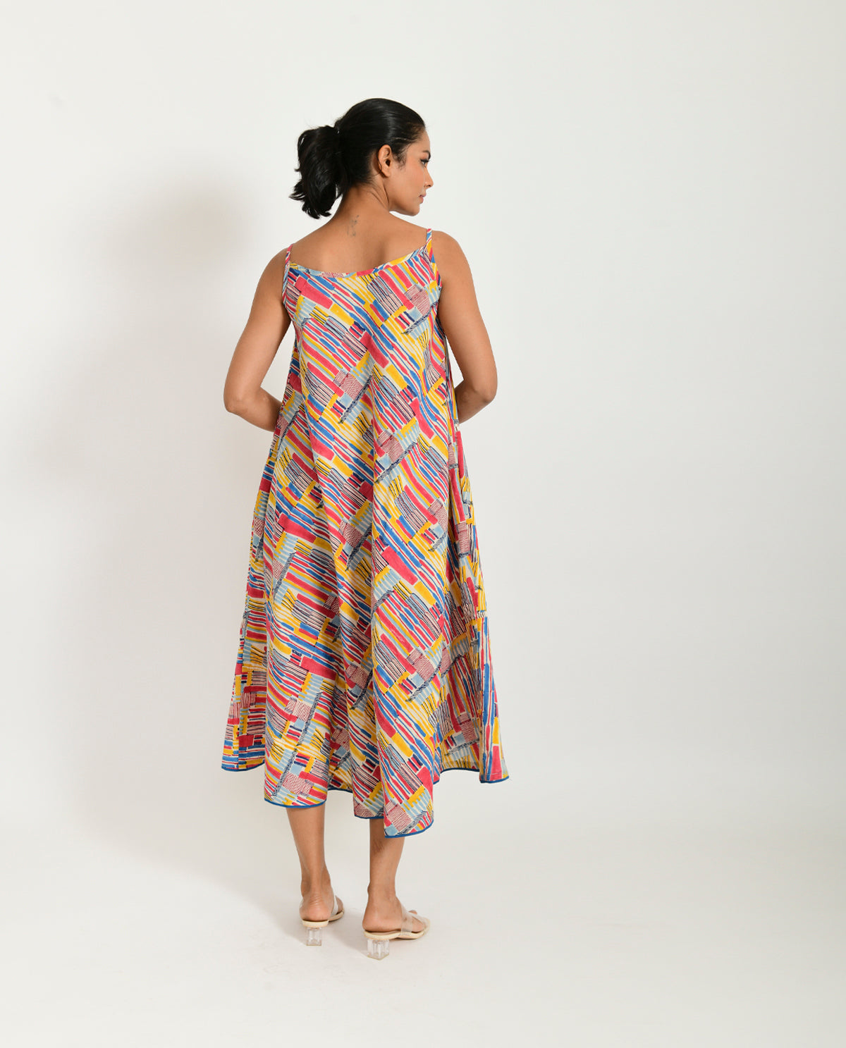 Scribble Organic Cotton Maxi Dress