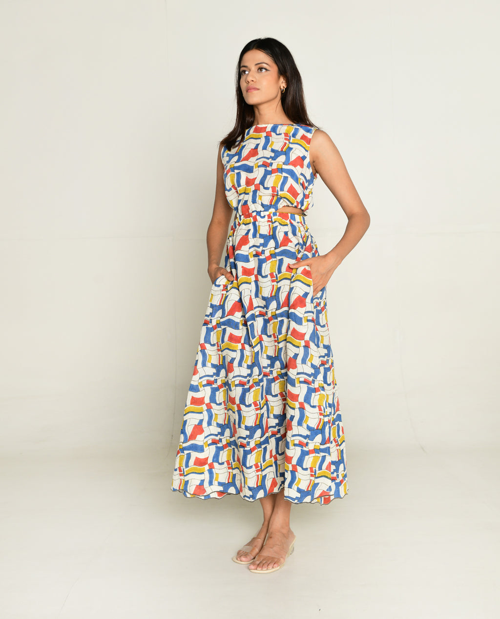 Escher Side Cut Dress