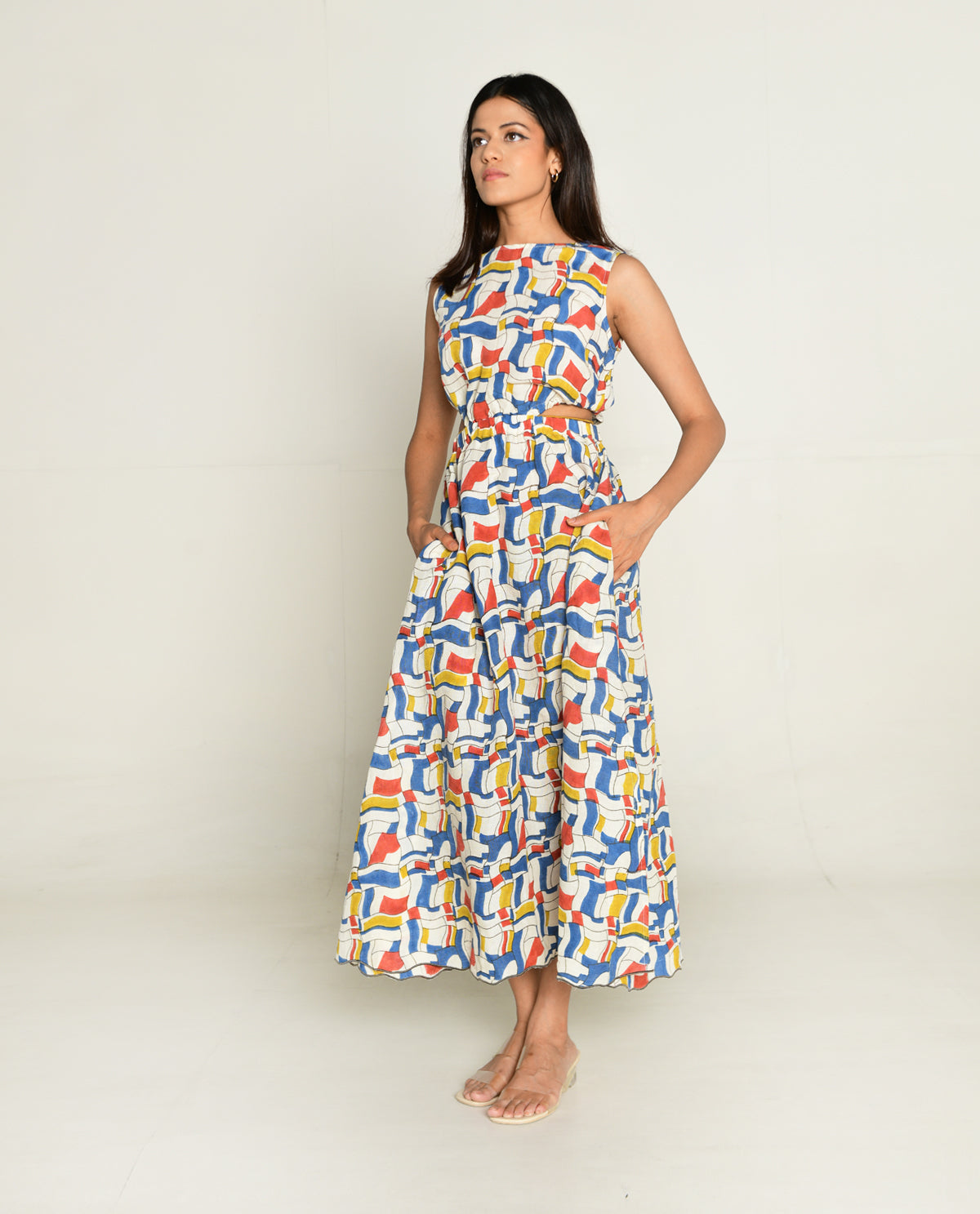 Escher Side Cut Dress