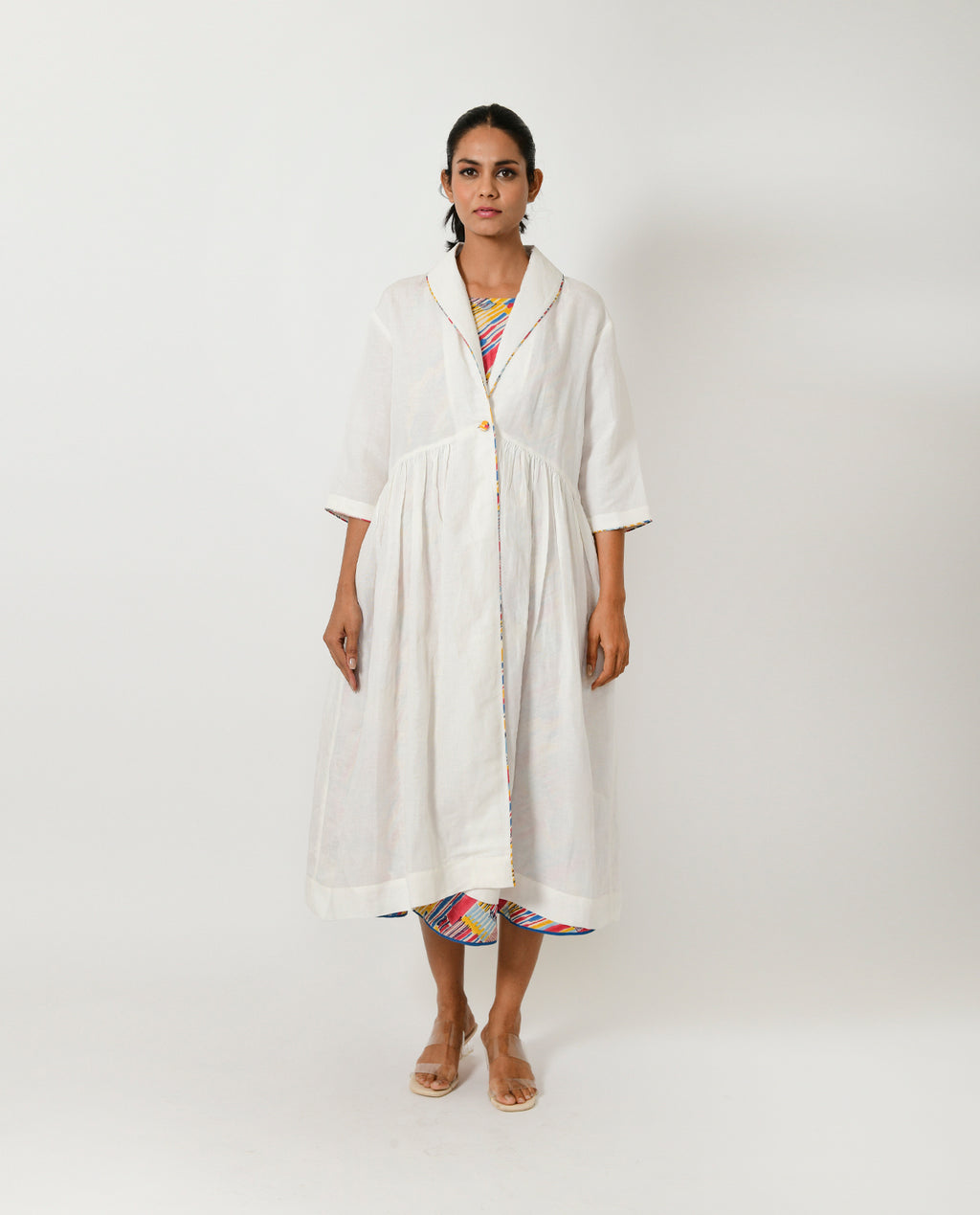 Off White Linen Jacket