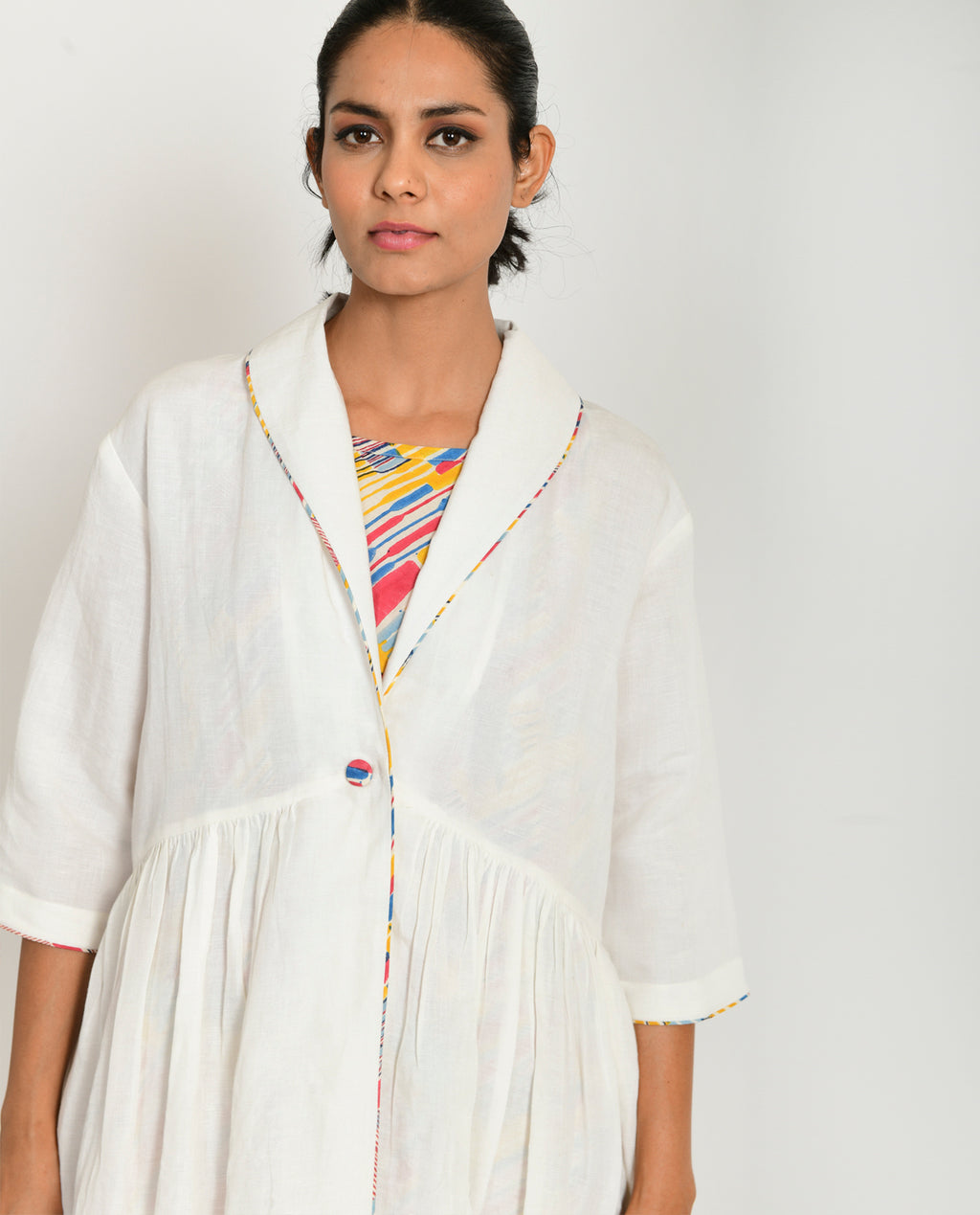 Off White Linen Jacket