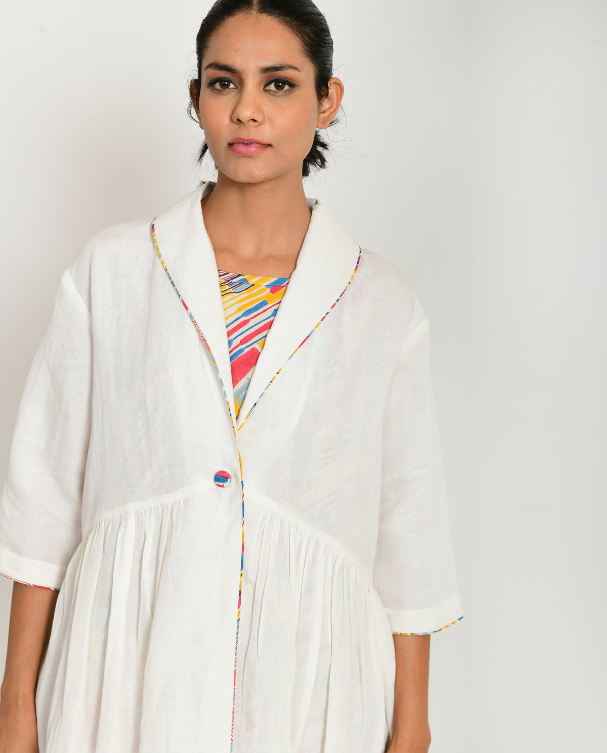 Off White Linen Jacket