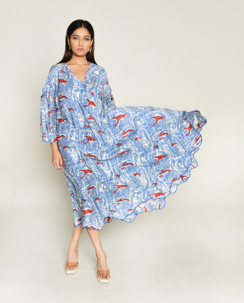 Ponzo Puff Sleeve Dress