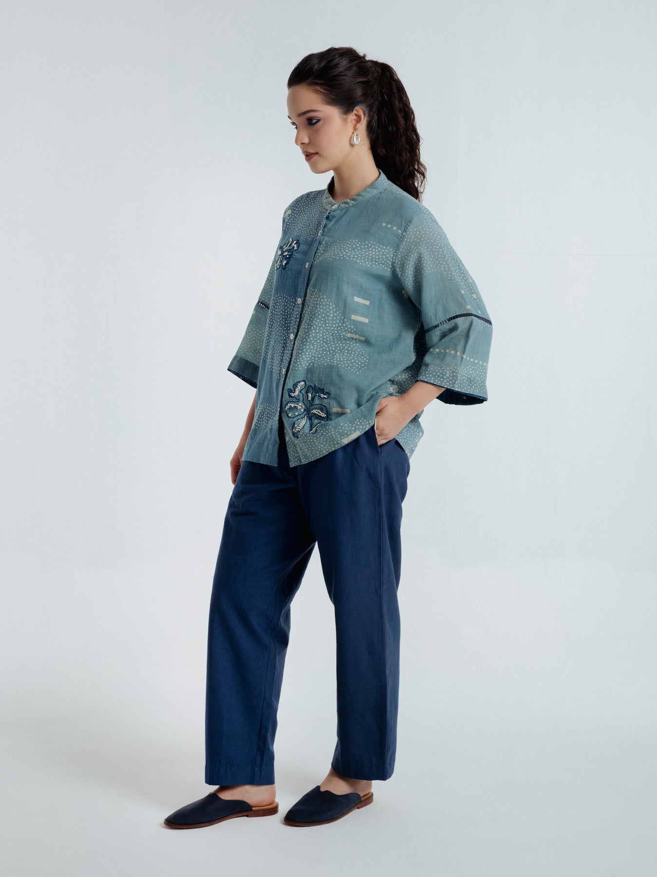 Indigo Shadow  Shirt