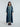 INDIGO PLEATED DRESS