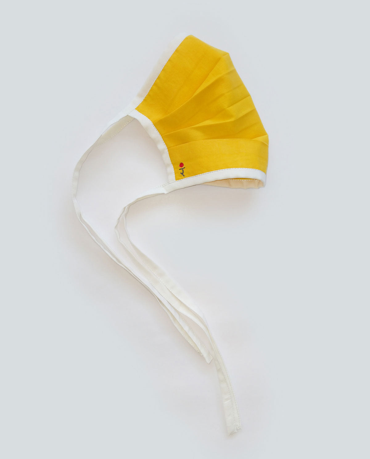 TURMERIC DYED 3 PLEATED FACE MASK