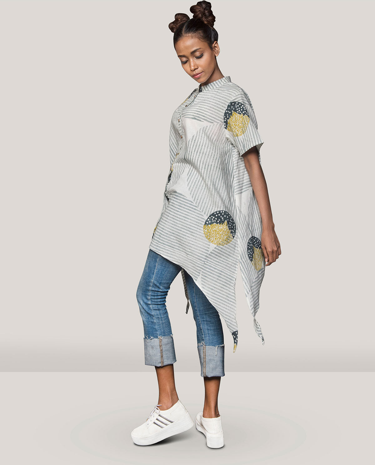 Mandrane Collar Dress