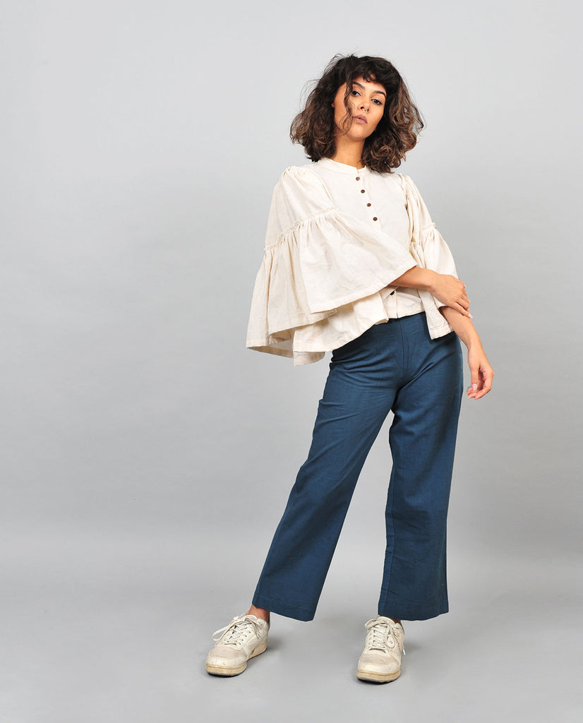 BLOUSE UMBERELLA WHITE