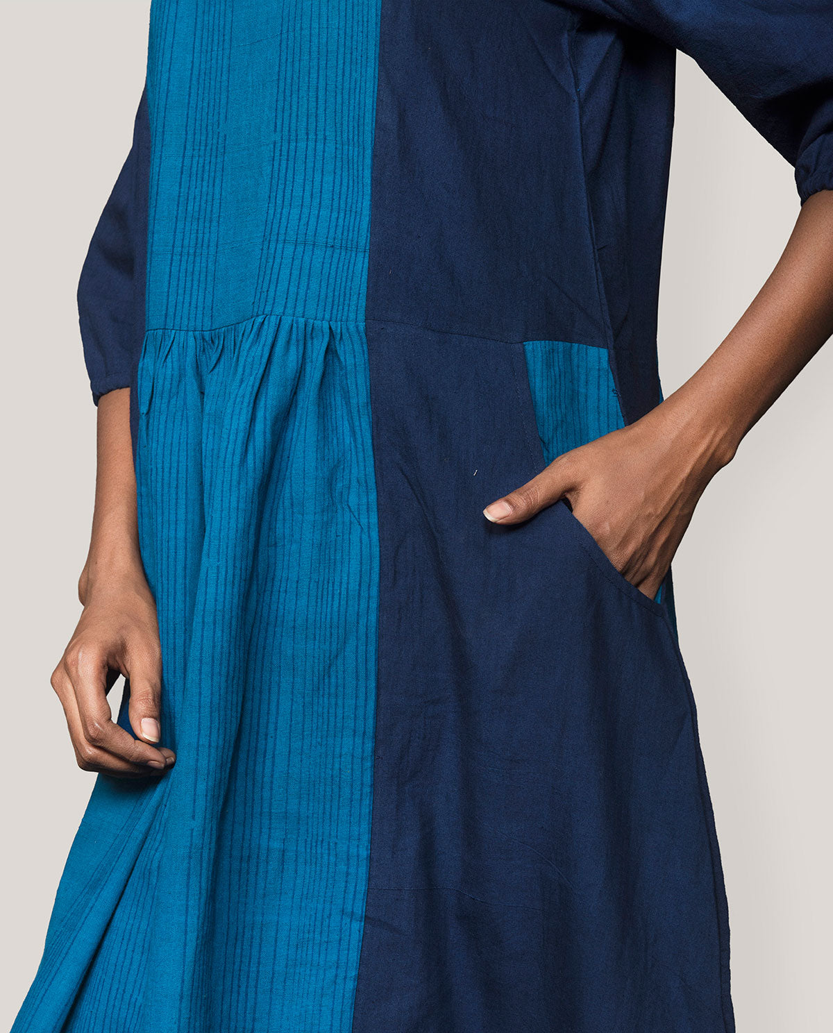Front Pleated Dress