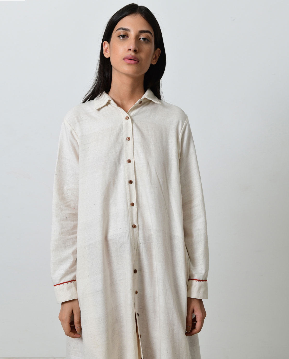 Kora Khadi Back Pleated Dress