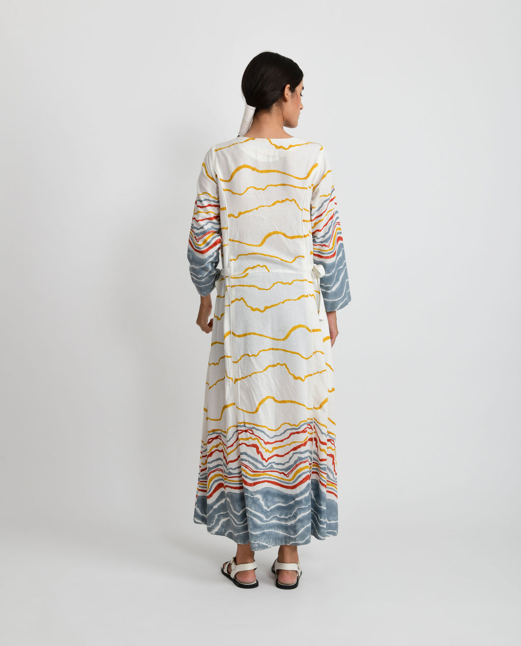 Earth Shell Tie Up Dress