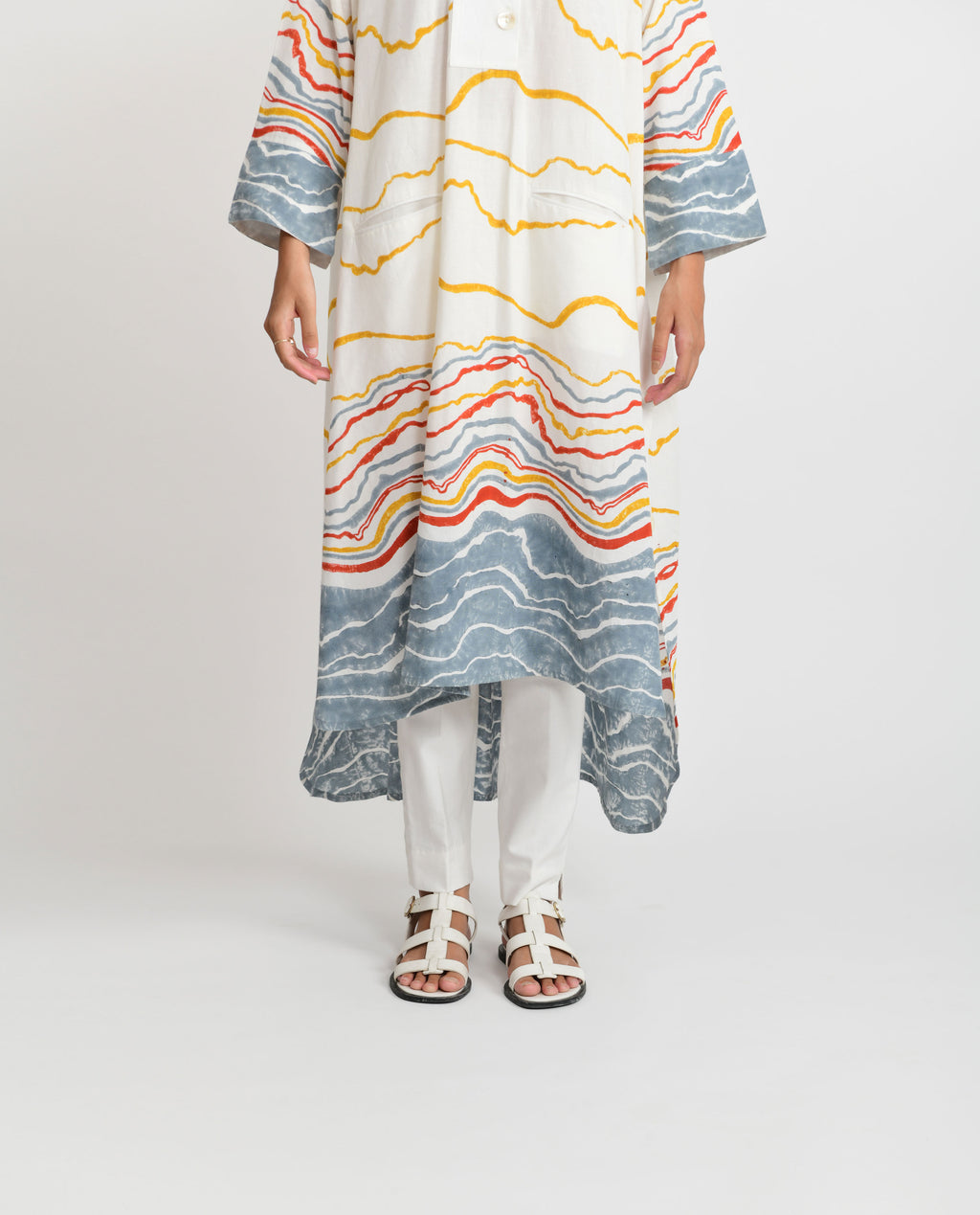 Earth Fossil Side Open Dress
