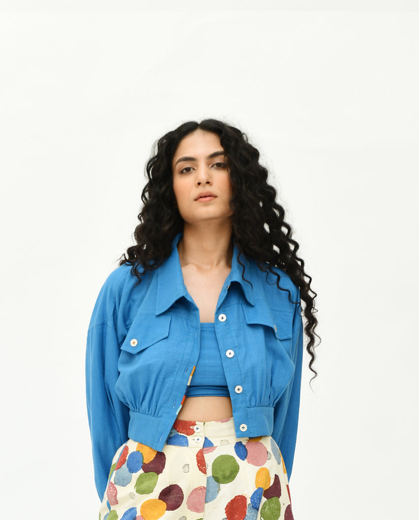 DEEP SPACE CROP JACKET