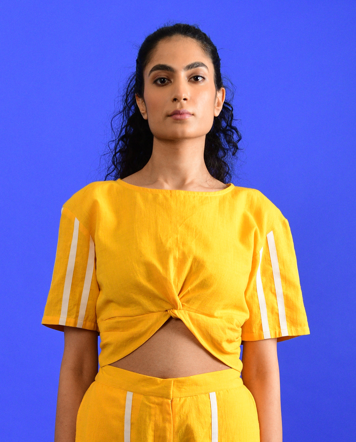 Iced Mango Knotted Top