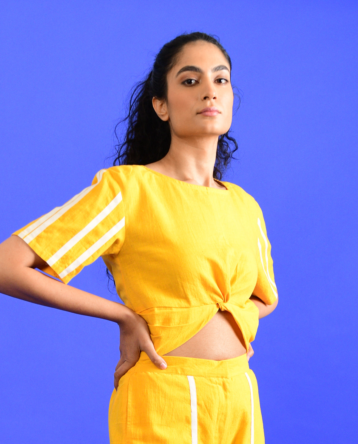 Iced Mango Knotted Top