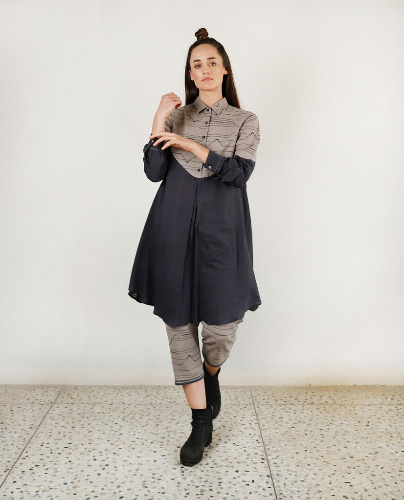 CHARCOAL WAVES CO-ORD
